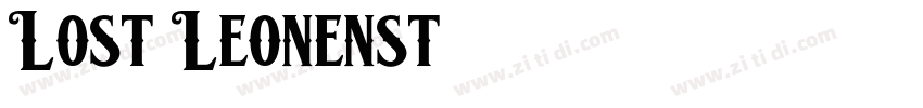 Lost Leonenst字体转换